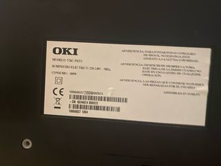 Televisión OKI Negra con Mando
