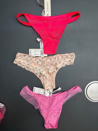 3 Brasiliana Intimissimi Tg. 2 Beige/Rosa