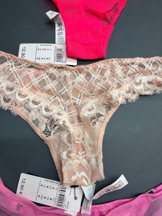 3 Brasiliana Intimissimi Tg. 2 Beige/Rosa