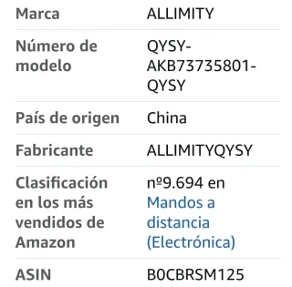 Mando LG AKB73735801