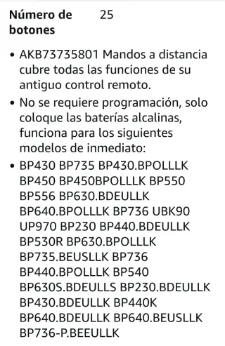 Mando LG AKB73735801