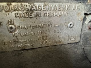 Carrocería VW Escarabajo 1965