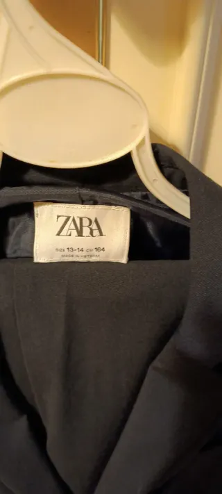 Traje Zara Azul Marino Talla 13-14 Años