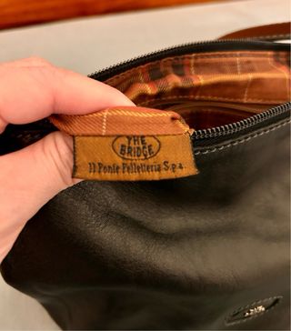 Borsa The Bridge nera vintage originale