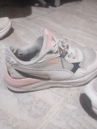 Zapatillas Puma Talla 37 Rosa/Blanco