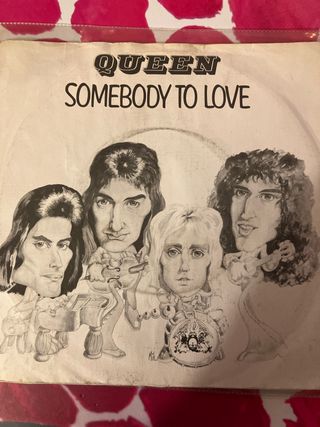Queen Somebody to Love 1976 Vinilo