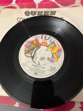 Queen Somebody to Love 1976 Vinilo
