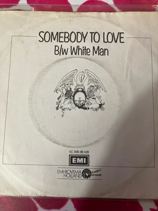 Queen Somebody to Love 1976 Vinilo