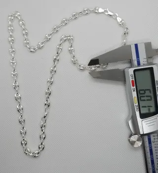 Cadena Calabrote Plata 925