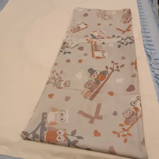 Cortina Ducha Nueva Tela Estampado Búhos