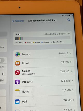 iPad Air 2 64GB Plata - Pantalla Rota