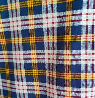 Camisa manga larga de cuadros - Vintage