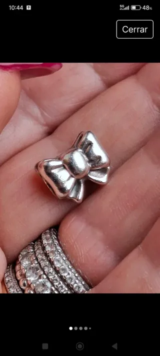 Pandora Charm Lazo Plata