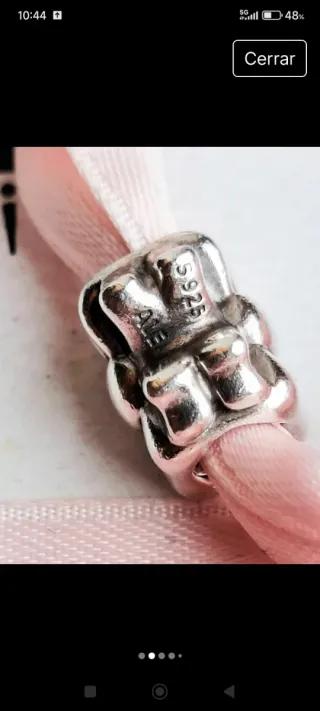Pandora Charm Lazo Plata