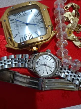 Lotto di gioielli e orologi Cartier