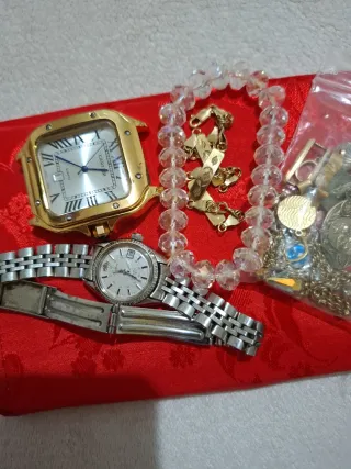 Lotto di gioielli e orologi Cartier