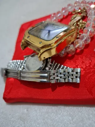 Lotto di gioielli e orologi Cartier