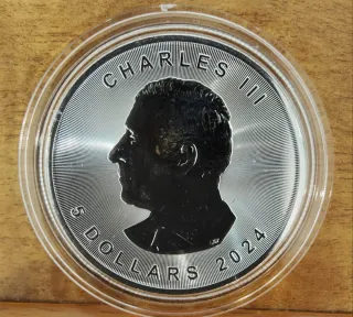 Moneda 2023 Canadá 1 oz Plata Pura 9999