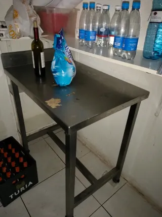 Mesa de trabajo cocina acero inoxidable 60x85