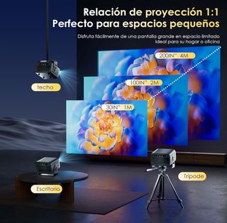 Proyector Portátil  4K 1080P