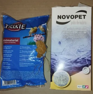 Material para la cría de pájaros