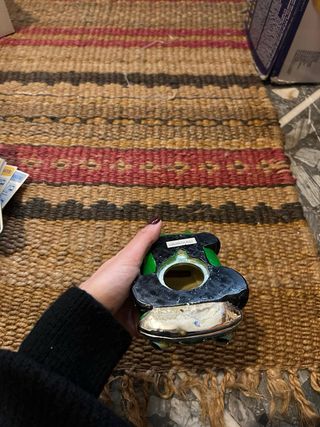 Salvadanaio auto verde