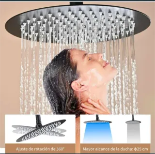 Columna Ducha Termostática Negra