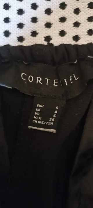 Pantalón vestir negro Cortefiel Talla S