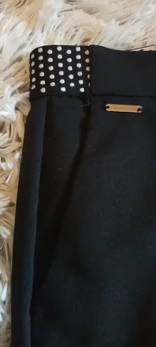 Pantalón vestir negro Cortefiel Talla S