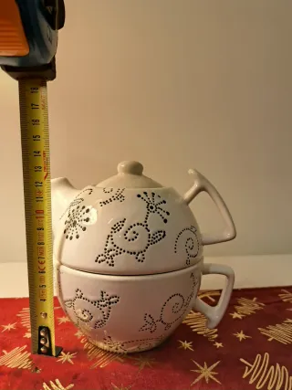 Set Tea for One Ceramica Bianca