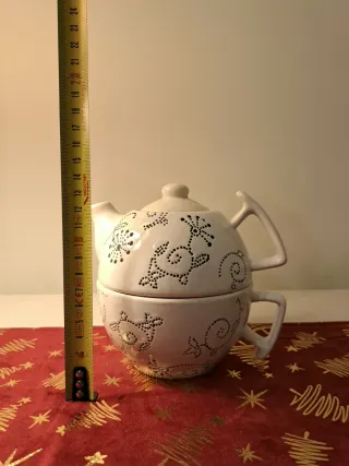 Set Tea for One Ceramica Bianca