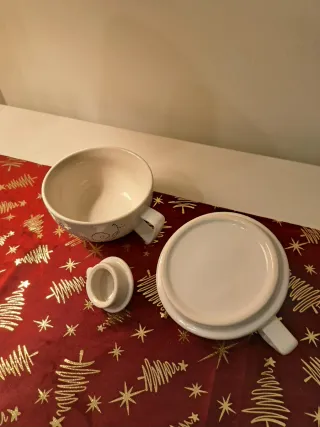 Set Tea for One Ceramica Bianca