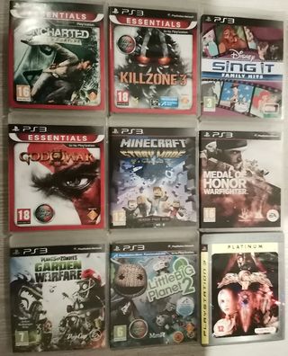 Lote Jogos PS3 Esssentials