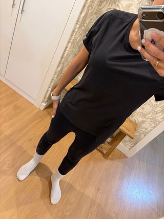 Camiseta deportiva Dash and Stars Talla S Negra