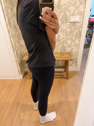 Camiseta deportiva Dash and Stars Talla S Negra