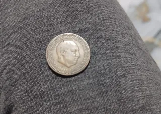 Moneda 1 Peseta Franco Caudillo de España 1953