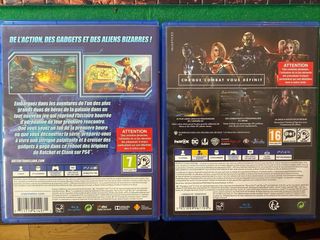 2 Giochi PS4 Ratchet & Clank, Injustice 2