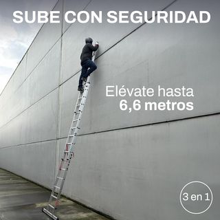 Escalera Plegable 3 en 1 - 6,6 Metros