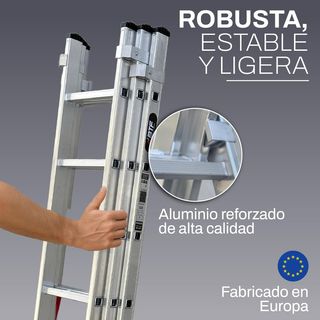 Escalera Plegable 3 en 1 - 6,6 Metros