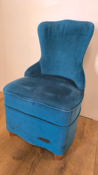 SILLÓN BUTACA DESCALZADOR CON FUNDA ELEGANTE