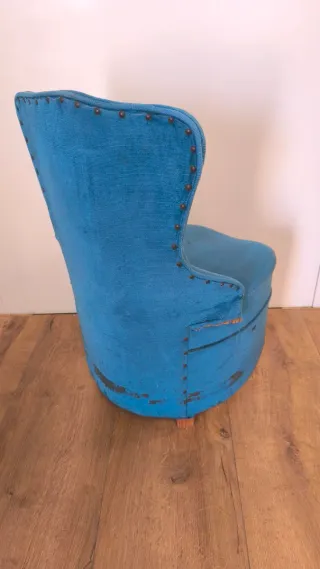 SILLÓN BUTACA DESCALZADOR CON FUNDA ELEGANTE
