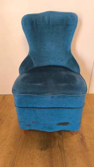 SILLÓN BUTACA DESCALZADOR CON FUNDA ELEGANTE