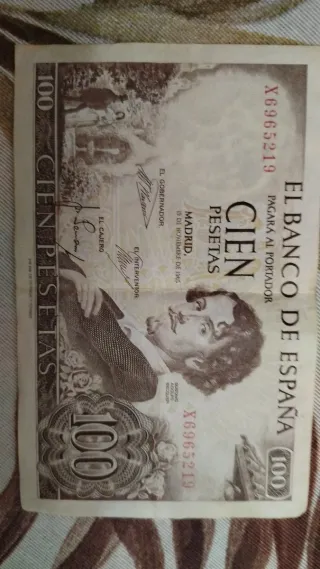 Billete 100 pesetas Banco de España 1965