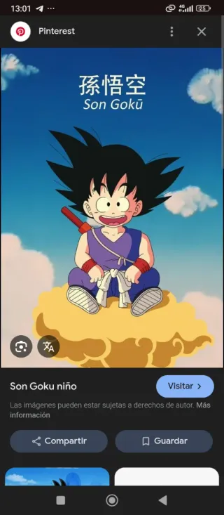 Figura Goku Niño con Nube Kinton