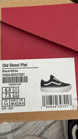 Zapatillas Vans Old Skool Negras