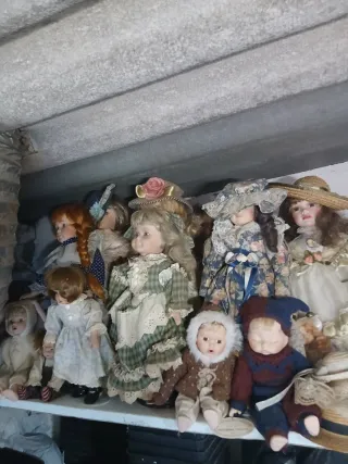 Muñecas de porcelana vintage