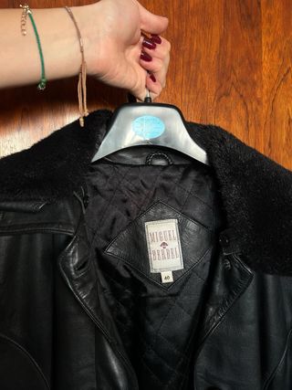 Gabardina Negra Miguel Bellido Talla S/M