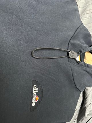 Sudadera Ellesse Negra con Logo