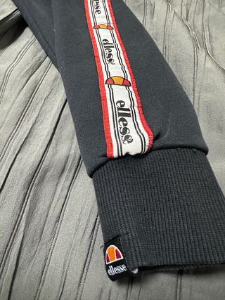 Sudadera Ellesse Negra con Logo