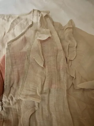 Blusa Lino Beige Talla M